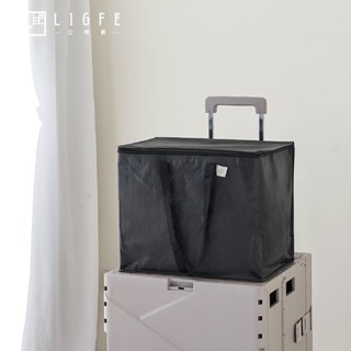 立格扉Ligfe 特製擴充式推車保冷袋-黑 保溫袋