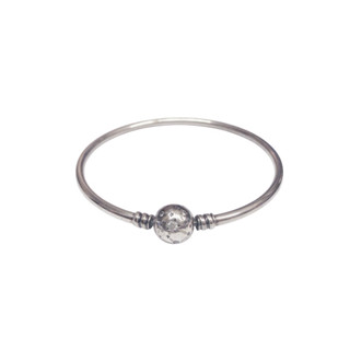PANDORA 潘朵拉 純銀 硬環 手環 銀河 星星 保證正品
