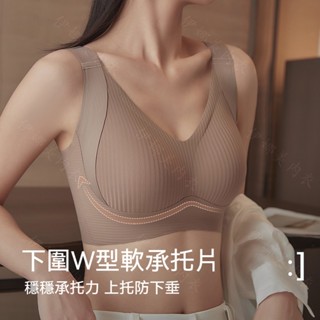臺灣出貨 正品原版開發票【大碼內衣】無痕大尺碼內衣M-3XL BCD杯女大胸顯小收副乳防下垂全罩杯無鋼圈 調整型運動文胸