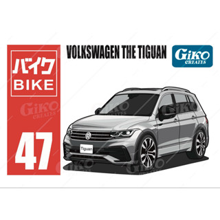 吉可圖創部-NO.47- THE TIGUAN壓克力鑰匙圈（汽車、VW）