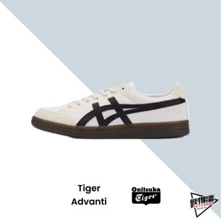 ONITSUKA TIGER ADVANTI 復古黑白 板鞋 合成皮革 男女 1183B799-101【彼得潘】