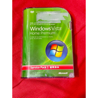 (二手)Windows Vista 日版彩盒 家用進階版 正版 序號 光碟 作業系統 稀有珍藏品 Win vista