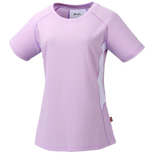 【FIT 維特】女Coolmax圓領短袖排汗衣PS2103/吸溼排汗快乾/運動衣/登山旅遊/野雁戶外
