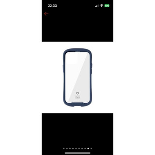 日本iface手機殼(深藍色13mini)（二手8成新）