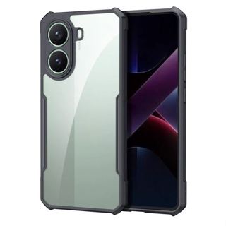 小米 POCO X7 Pro X7 X6 X5 黑邊框背面透明 手機殼 防窺保護貼鋼化膜 鏡頭貼 防摔殼 四角加厚透明殼