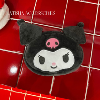 ♡Latisha acc♡現貨🚀🇰🇷韓國 正版 三麗鷗 Hello Kitty 酷洛米 布丁狗 雙面 化妝包 零錢包
