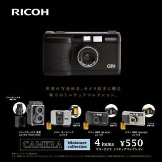 ❖貓大爺玩具❖現貨 Kenelephant RICOH相機模型 全4款 扭蛋 相機 復古相機 模型