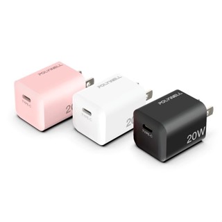 【附發票】POLYWELL 迷你PD快充頭 20W Type-C充電頭 適用蘋果安卓 充電器 豆腐頭 插頭 BSMI認證