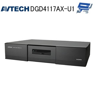 昌運監視器 AVTECH 陞泰 DGD4117AX-U1 8MP 五合一 16路 XVR 監視器主機