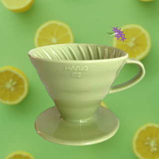 【許願藤咖啡-HARIO-V60濾杯】附發票 VDC-02 萊姆綠彩色濾杯 陶瓷濾杯 有田燒 原廠日本製