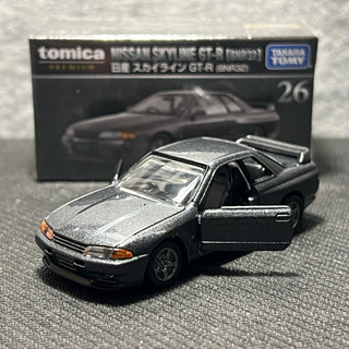 Tomica premium 黑盒 26 日產 NISSAN GTR（BNR32）頭文字D 中裡毅 北條凜 死神 R32