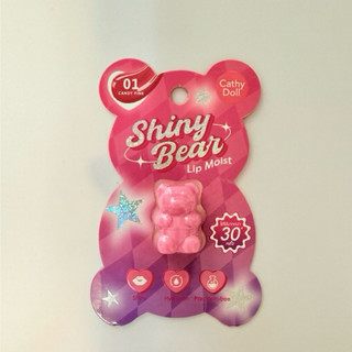 🇹🇭泰國Cathy Doll 小熊口紅 潤唇膏01 Candy Pink