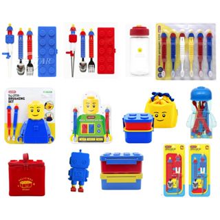 S 【現+預】❤️ LEGO 樂高積木人 不鏽鋼湯碗 學習筷 湯匙 波浪叉子 水壺 收納袋 牙刷 沐浴組 便當盒 保溫袋