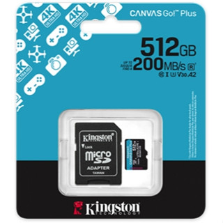 金士頓 SDCG4/512GB microSD 記憶卡 高達 200MB/s 的讀取速度