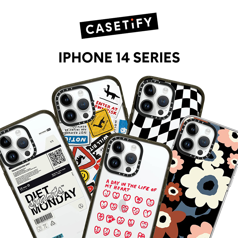 【威禹官方直營】CASETiFY iPhone 14 Pro/Pro Max 磁吸式耐衝擊透黑/透明保護殼