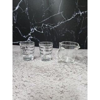 義式濃縮咖啡雙口玻璃杯／義式濃縮咖啡量杯