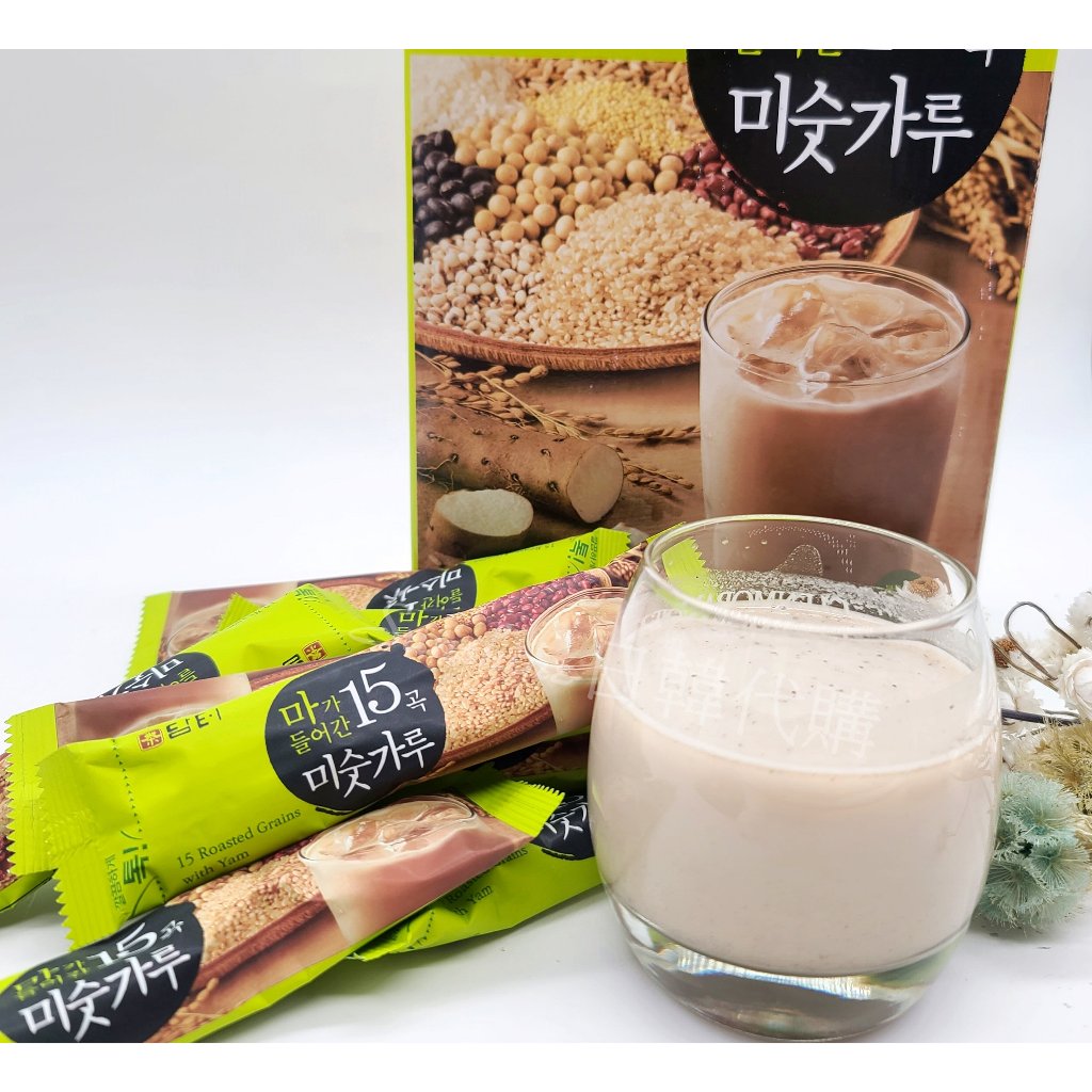 現貨 韓國 DAMTUH 丹特 綜合堅果飲 15種穀物 山藥 穀物飲 薏仁 堅果飲 沖泡飲品 單條 試喝飲 15穀物