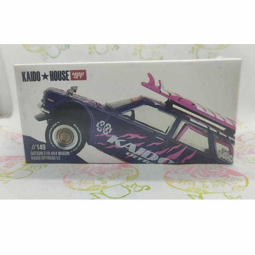 (安安) Mini GT Kaido House 149 Datsun 510 4X4 Wagon Kaido Offr