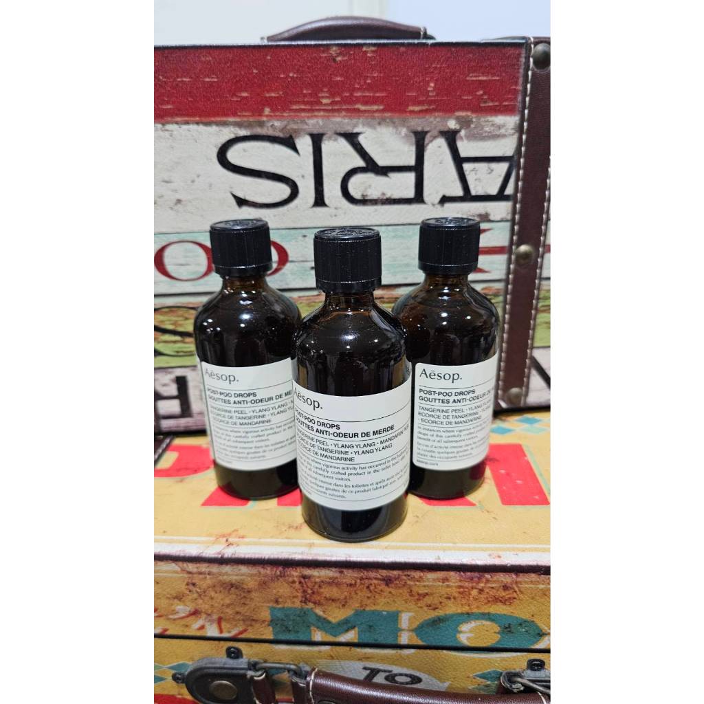 【呈選物】Aesop 廁後點滴 馬桶除臭 除臭 去異味 Post Poo Drops 100ml 柑橘 花香 Aēsop