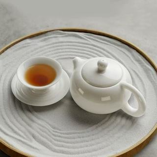 【臺灣現貨】優選羊脂玉白瓷西施壺茶具 家用簡約包茶壺 德化白瓷泡茶壺 陶瓷茶具180ml