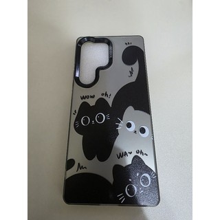 三星Samsung Galaxy S25 Ultra手機保護殼_黑白貓咪款