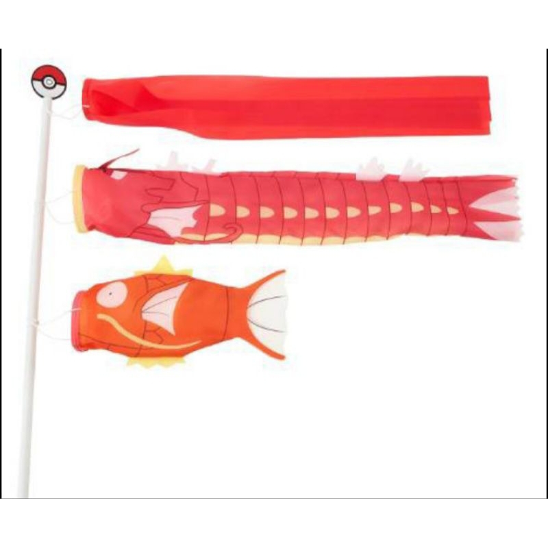 日本寶可夢中心 廣島寶可夢中心 鯉魚王旗 鯉魚旗 暴鯉龍旗 寶可夢鯉魚旗 鯉魚王 暴鯉龍 全新 正版