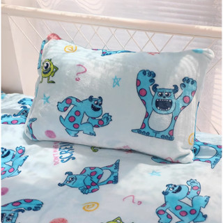 【Joybuy】怪獸大學毛怪大眼仔珊瑚絨毛毯居家蓋毯宿舍辦公午睡毯車用毯