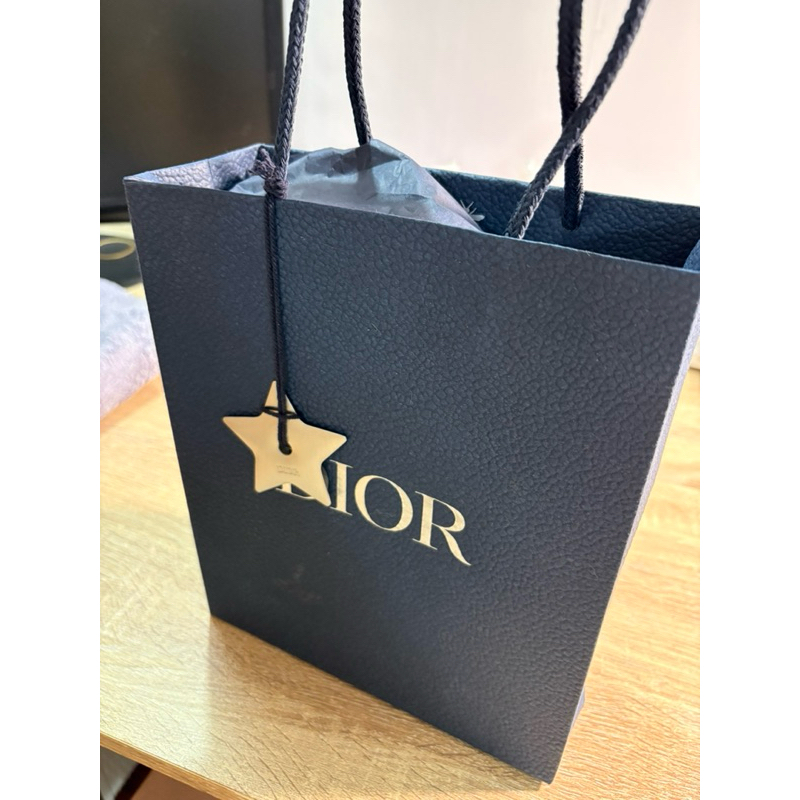[4月初歐洲帶回］100%真品 全新未用現貨 歐洲精品百貨專櫃購買 DIOR 迪奧 花紋短夾 男生黑色皮夾 僅此一個