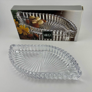 《美國村奇貨店》日本製 Mikasa日本廚具精品 Diamond Fire系列 玻璃水晶小碟皿 8英吋 狀況極佳