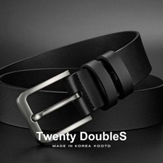 【20ss select】黑色皮帶 牛皮皮帶 方釦 皮帶 男生皮帶 真皮腰帶 腰帶 皮革腰帶 韓系皮帶 打孔 女生皮帶