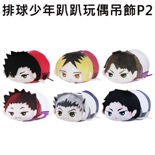 排球少年 趴趴玩偶吊飾 P2 盒玩 玩偶 吊飾 黑尾鐵朗 孤爪研磨 牛島若利 天童覺 木兔光太郎 赤葦京治