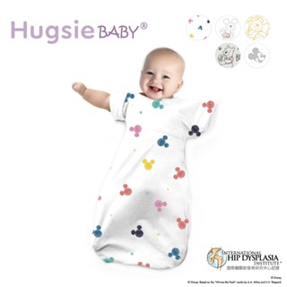 HugsieBABY迪士尼經典系列成長蝶型包巾【竹纖維款】(適用於0-6個月) 蝶型嬰兒包巾 懶人包巾 新生兒防驚嚇