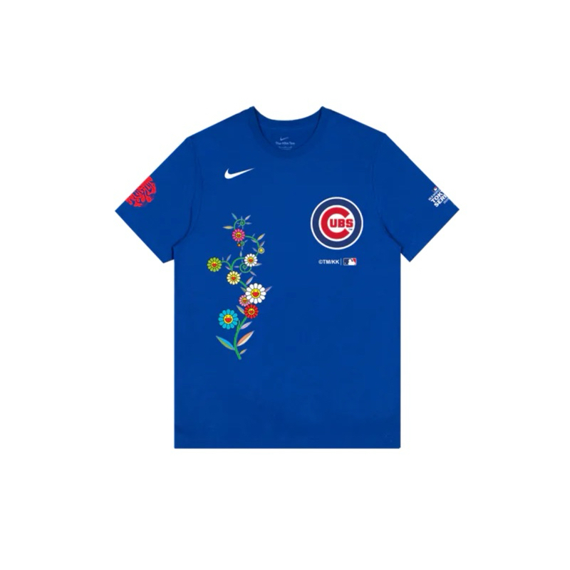 現貨 MLB Nike 村上隆聯名 芝加哥小熊T shirt
