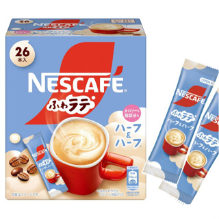【現貨】日本進口 Nescafe 雀巢 鬆軟 低卡低脂 咖啡拿鐵 北海道牛奶 即溶三合一