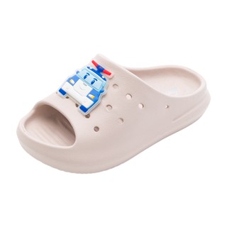 救援小英雄波力 童鞋 輕量拖鞋 POLI 奶茶色/POKS54401/K Shoes Plaza