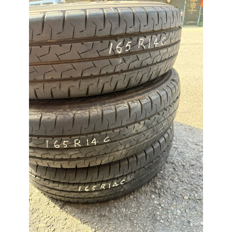 中古胎馬吉斯165R14 9成5 貨車胎 載重胎 菱利 發財車 A190 TOWNACE輪胎