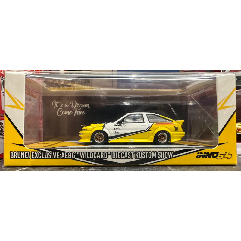 Inno64 Toyota 豐田 SPRINTER TRUENO AE86 BRUNEI 汶萊 限定 模型車 模型