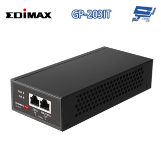 昌運監視器 EDIMAX 訊舟 GP-203IT IEEE802.3bt 2.5Gigabit90WPoE++網路供電器