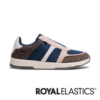 ROYAL ELASTICS ICON ULTRA LUX 藍棕真皮運動休閒鞋 (男) 07443-577