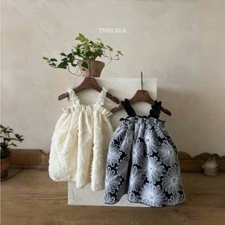 thelala 雛菊蕾絲吊帶洋裝｜女童洋裝 兒童洋裝 寶寶洋裝 嬰兒洋裝 韓國童裝