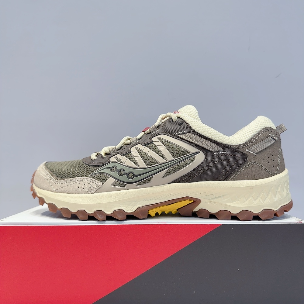 Saucony Grid Peak 男生 棕色 經典 復古 慢跑鞋 SA70814-6