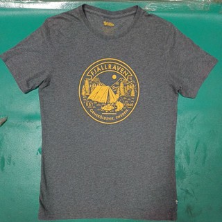 瑞典 Fjallraven 小狐狸 葡萄牙製 純棉 短袖 T恤 M號