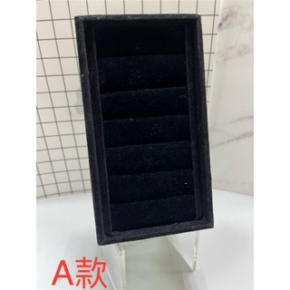 二手 黑絨戒指展示架 展示架 戒指架 飾品架 首飾展示架 黑絨戒指架 收納盒 戒指盒 陳列架
