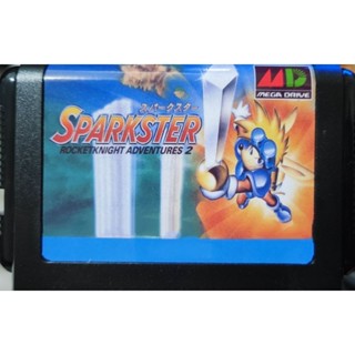 SEGA-MD卡帶-（無敵版）火箭騎士2(注意說明，集成版)