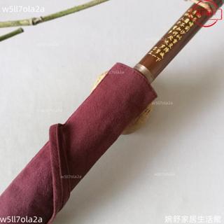 桃園發貨+統編🖤小繡軒素色純棉笛簫袋雙層加長竹笛子包洞簫包加厚尺八南簫保護套