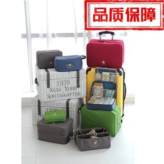 出國拉桿包 韓版加厚卡通圖案 出差 旅行 衣物 收納包 多功能 拉桿箱 可插 整理袋 手提包 大容量拉