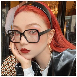 MuLEE選物臺灣出貨👓—韓系百搭顯臉瘦微方大框平光眼鏡 時尚 太陽眼鏡 眼鏡 素顏 熱賣 小紅書爆款 韓國 ins風