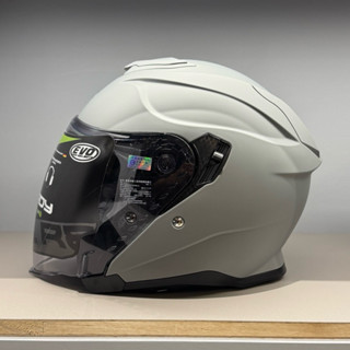 山道紳士 EVO CA935 素色 雙鏡造型帽 消光水泥灰 消銀灰 3/4罩 復古 機能 安全帽 內墨鏡 風鏡