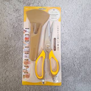 樂家 日本 Hirosho 8WAY 多機能料理用剪刀 多功能8合一 廚房萬能剪刀 磁鐵式 不鏽鋼材質