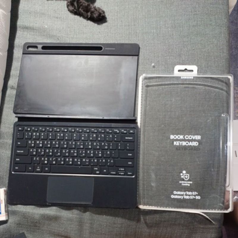 SAMSUNG三星Tab S7+5G書本式鍵盤皮套